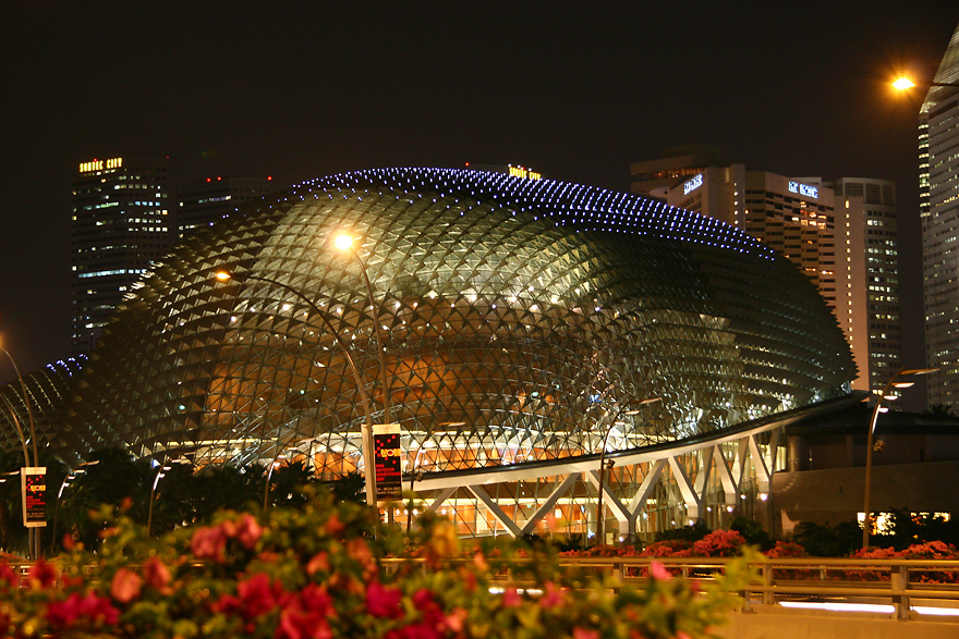 singapore: esplanade (theatre and music hall)