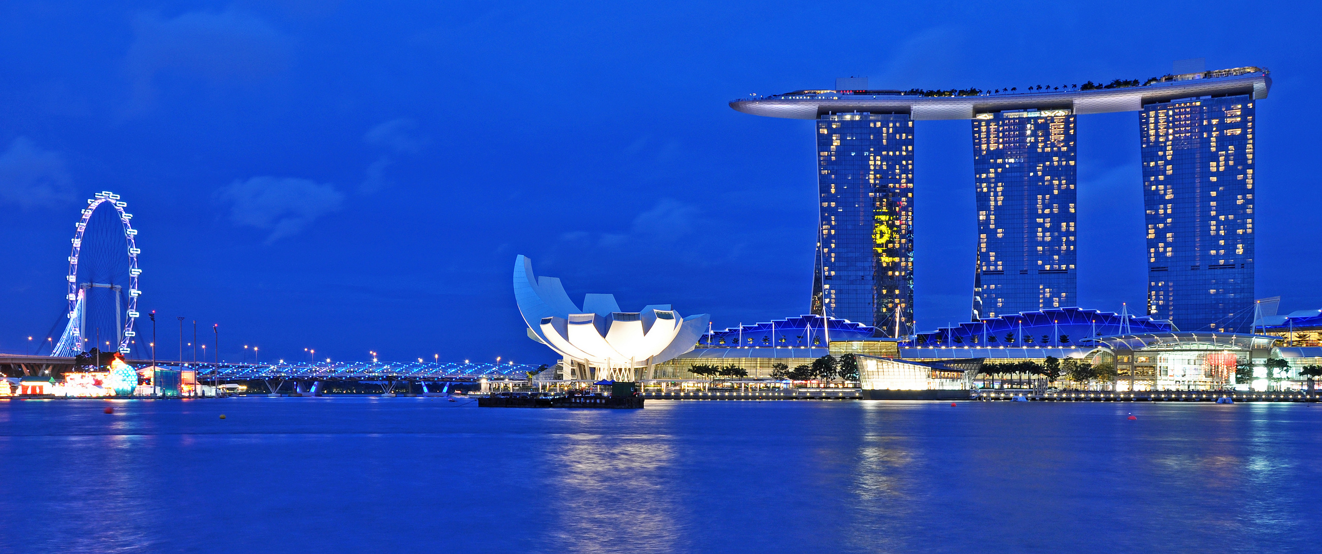 Singapore Flyer, ArtScience Museum & Marina Bay Sands