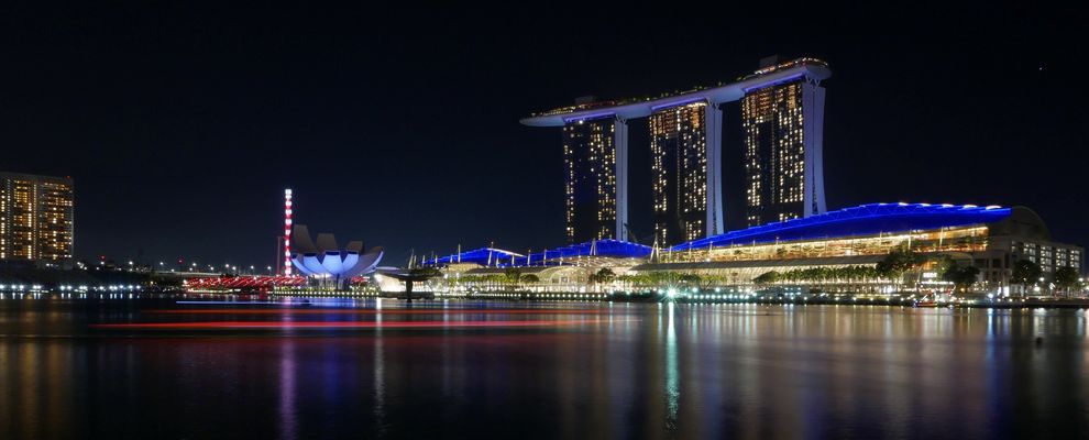 Singapore Marina Bay Sands @night