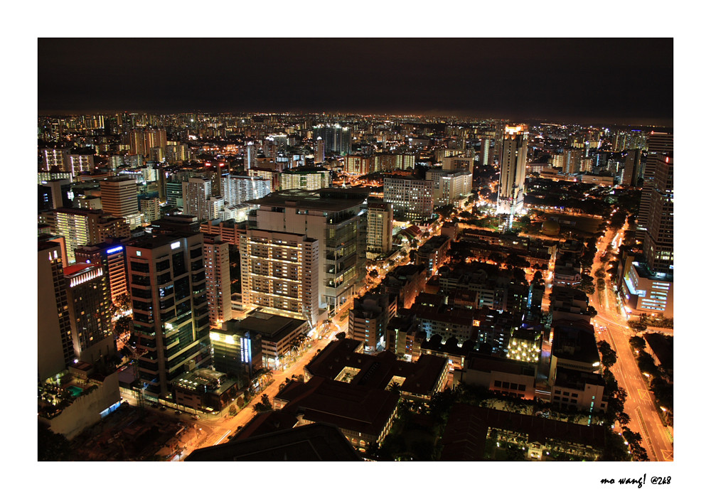 Singapore @ Night from Stamford