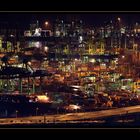 Singapore Night Impressions IX, Container Terminal, Singapore / SG