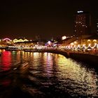 Singapore Quay at night