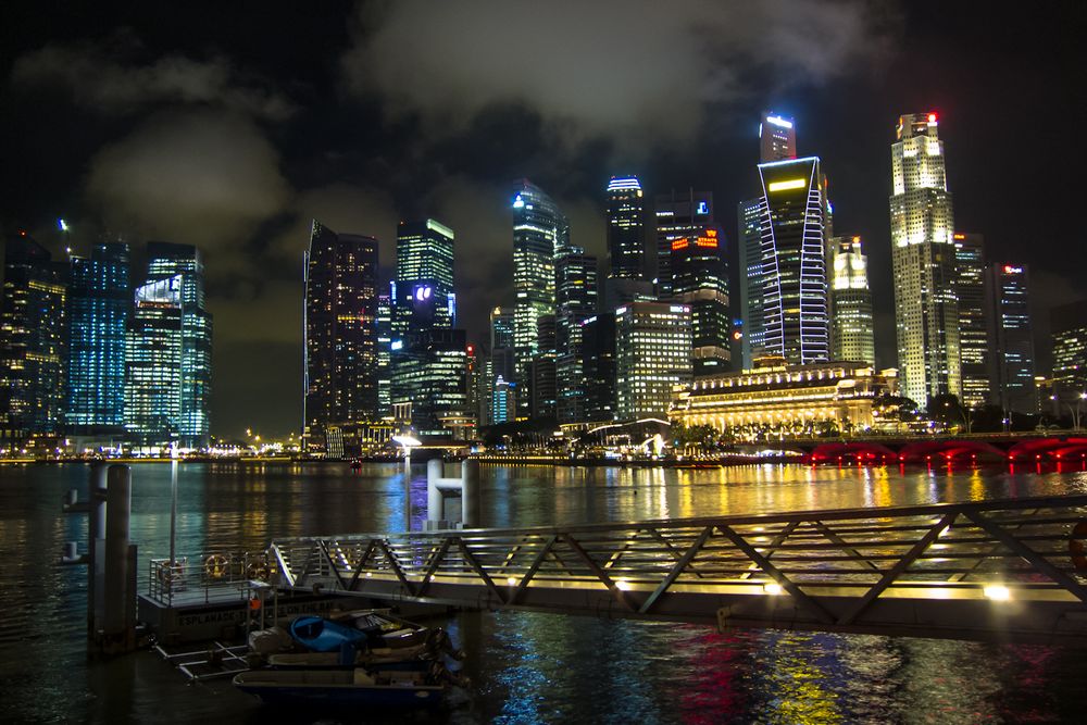 Singapore Skyline Foto Bild Asia Singapore Southeast Asia Bilder Auf Fotocommunity