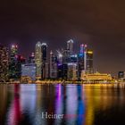 Singapore Skyline at Night