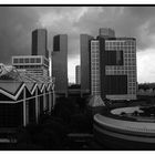 Singapore - Skyline (B&W)