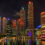 Singapore Skyline by Night II