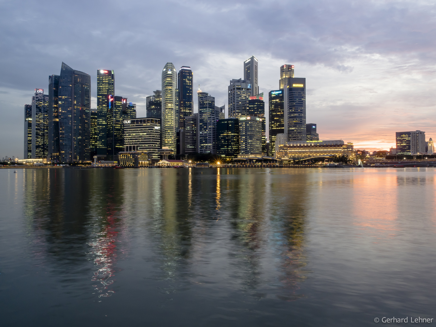 Singapore Skyline Marina Bay