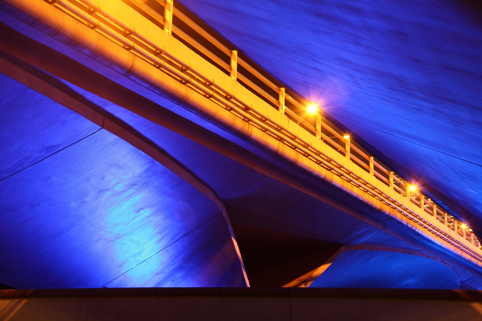 Singapore under the bridge