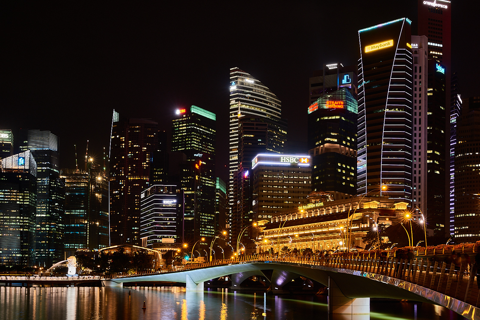 Singapour by night