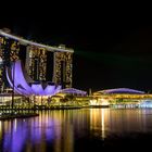 Singapur bay Sands und Oper in Singapur