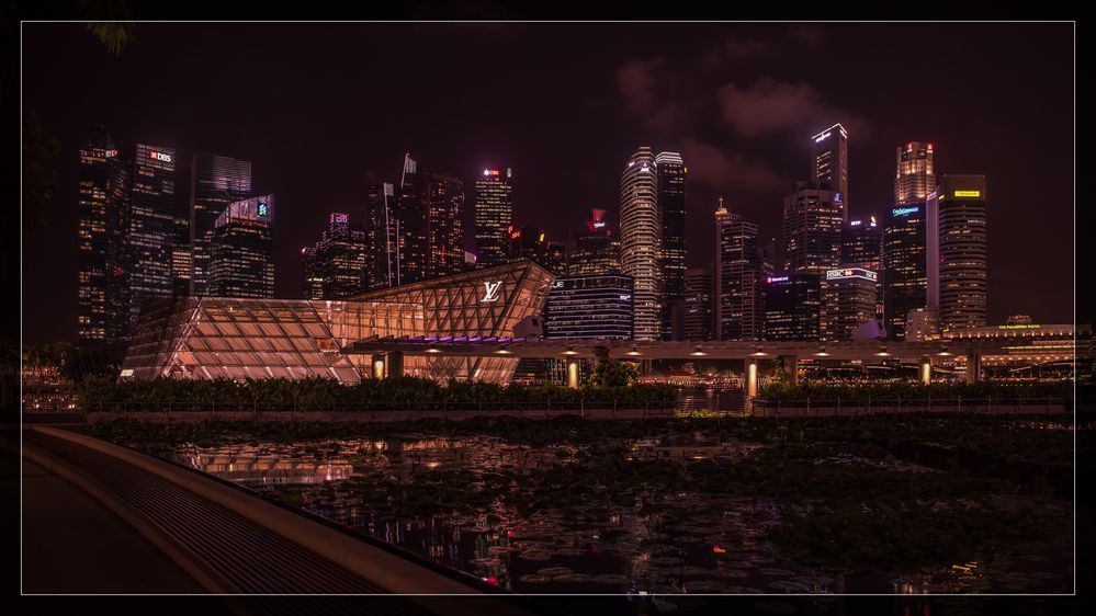 Singapur bei Nacht 1