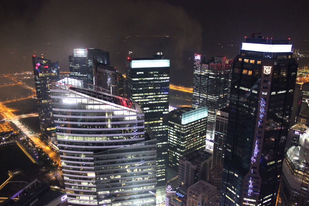 Singapur bei Nacht