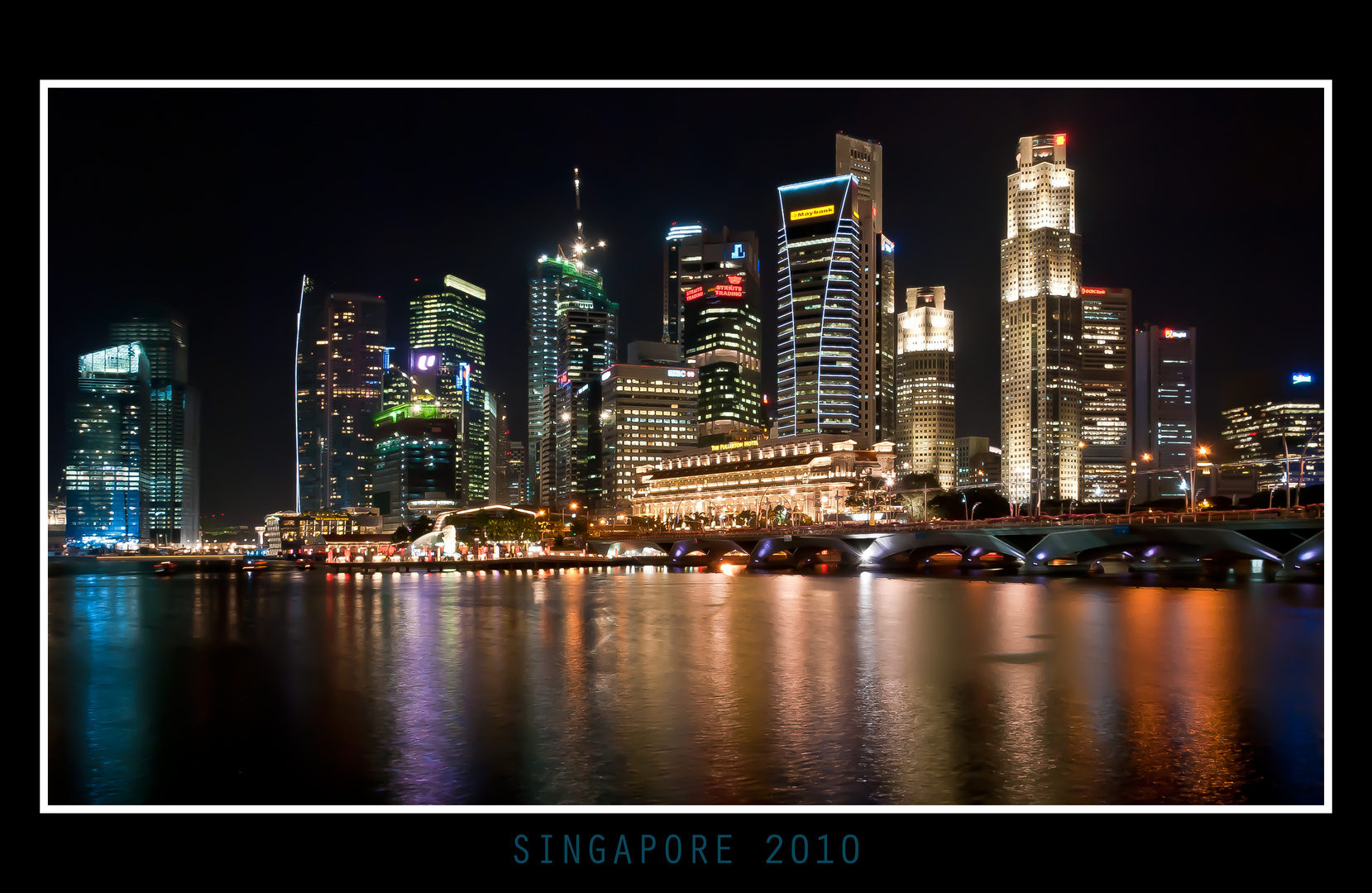 Singapur bei Nacht