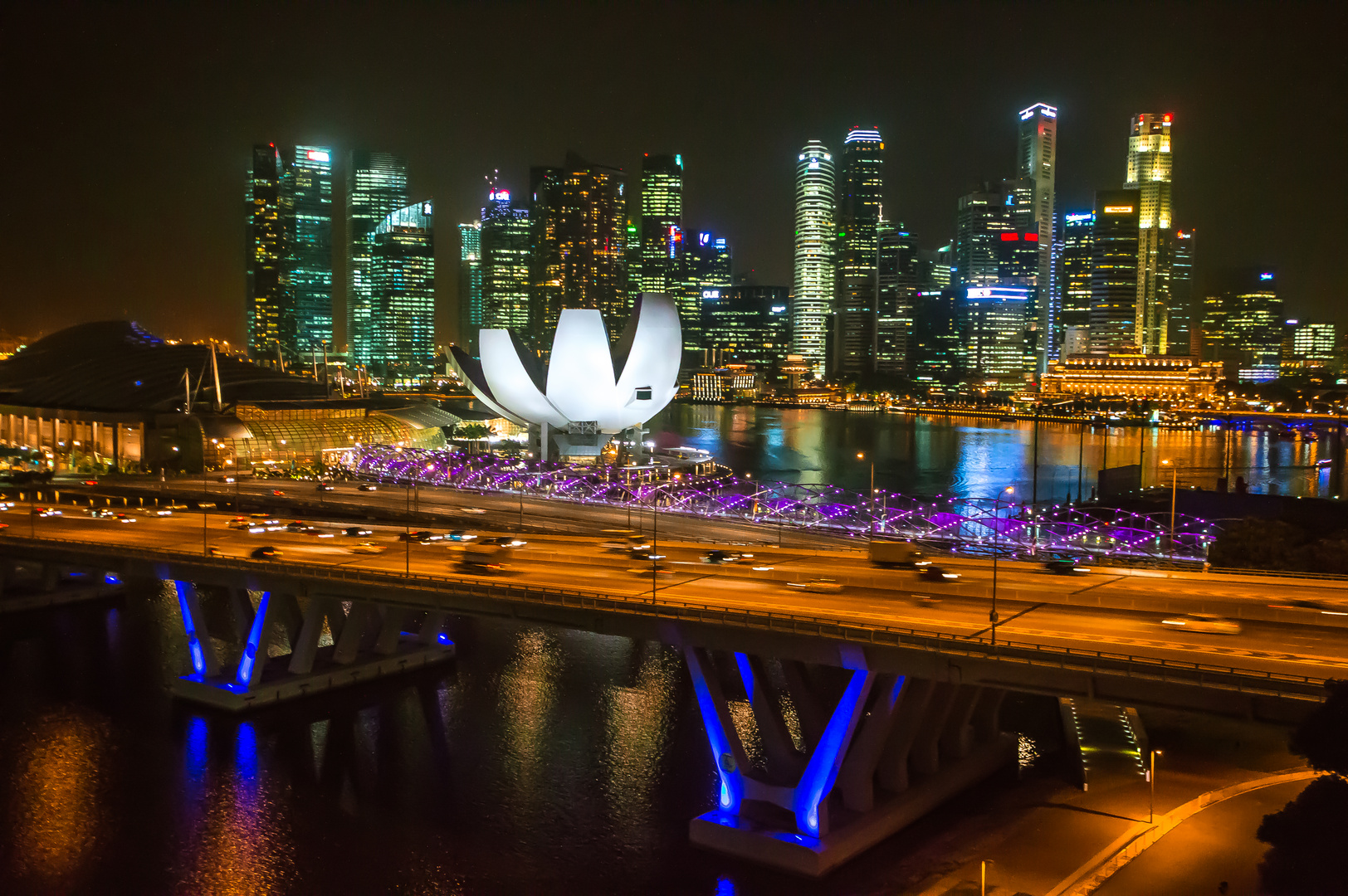 Singapur bei Nacht