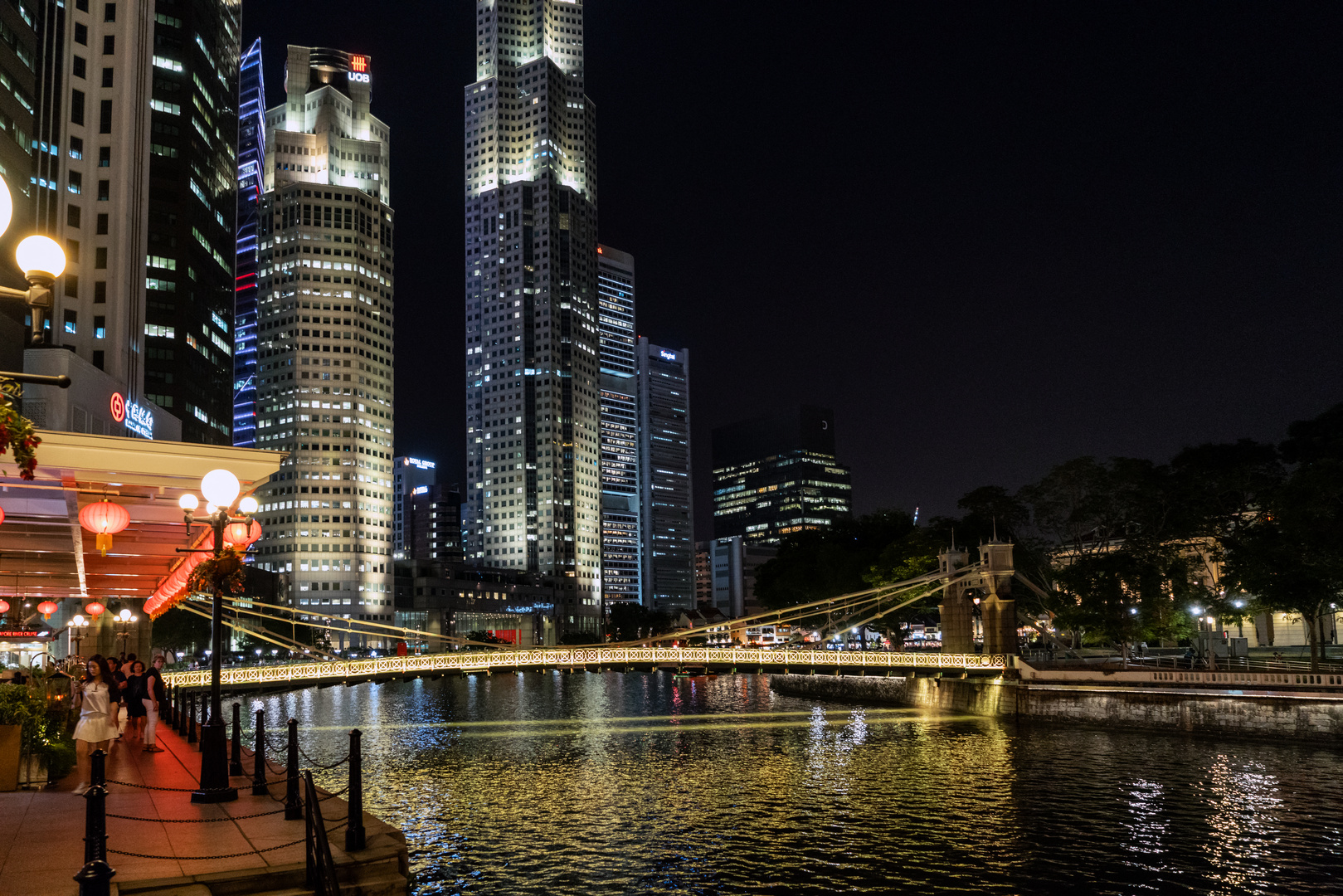 Singapur bei Nacht