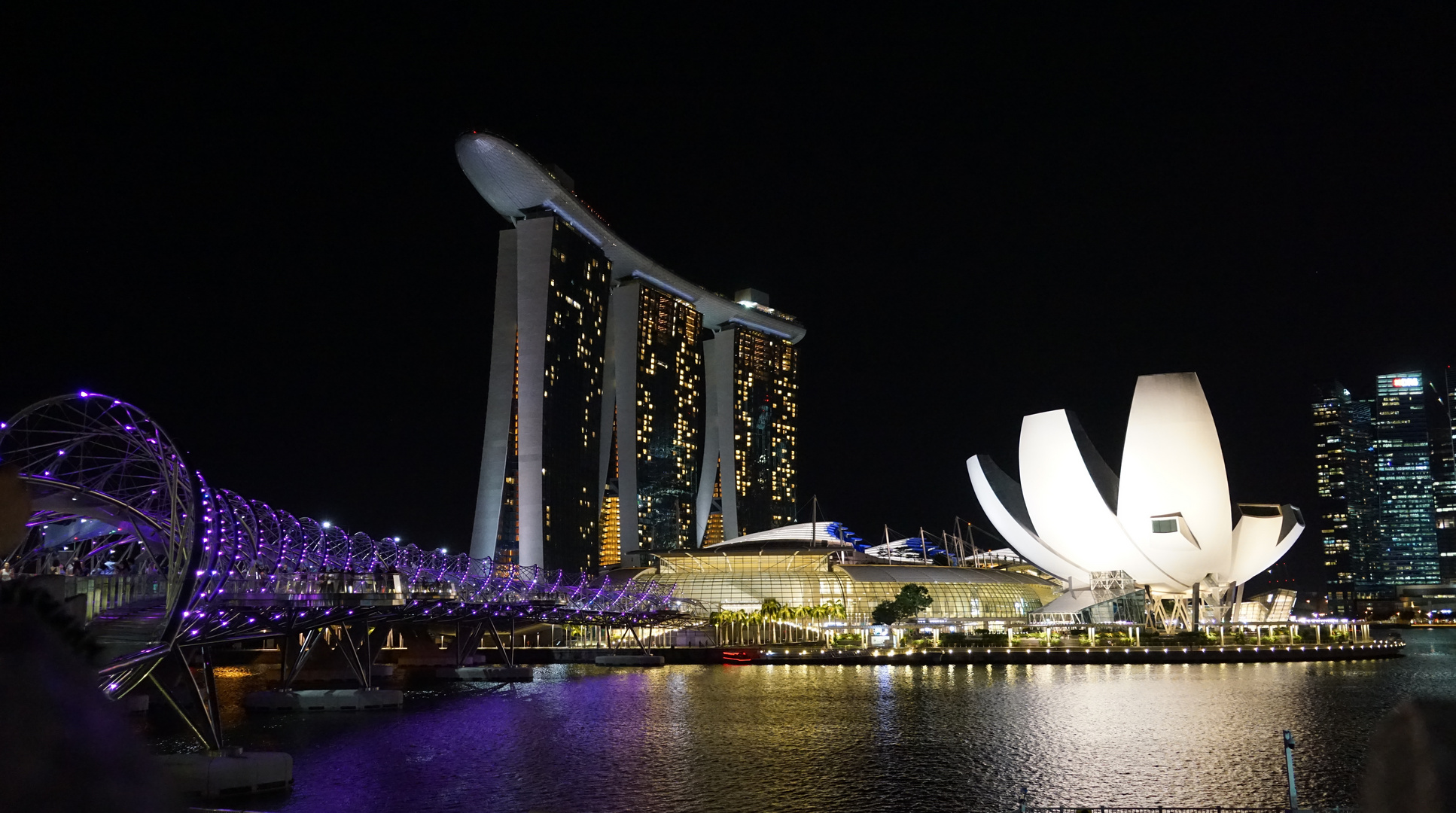 Singapur bei Nacht