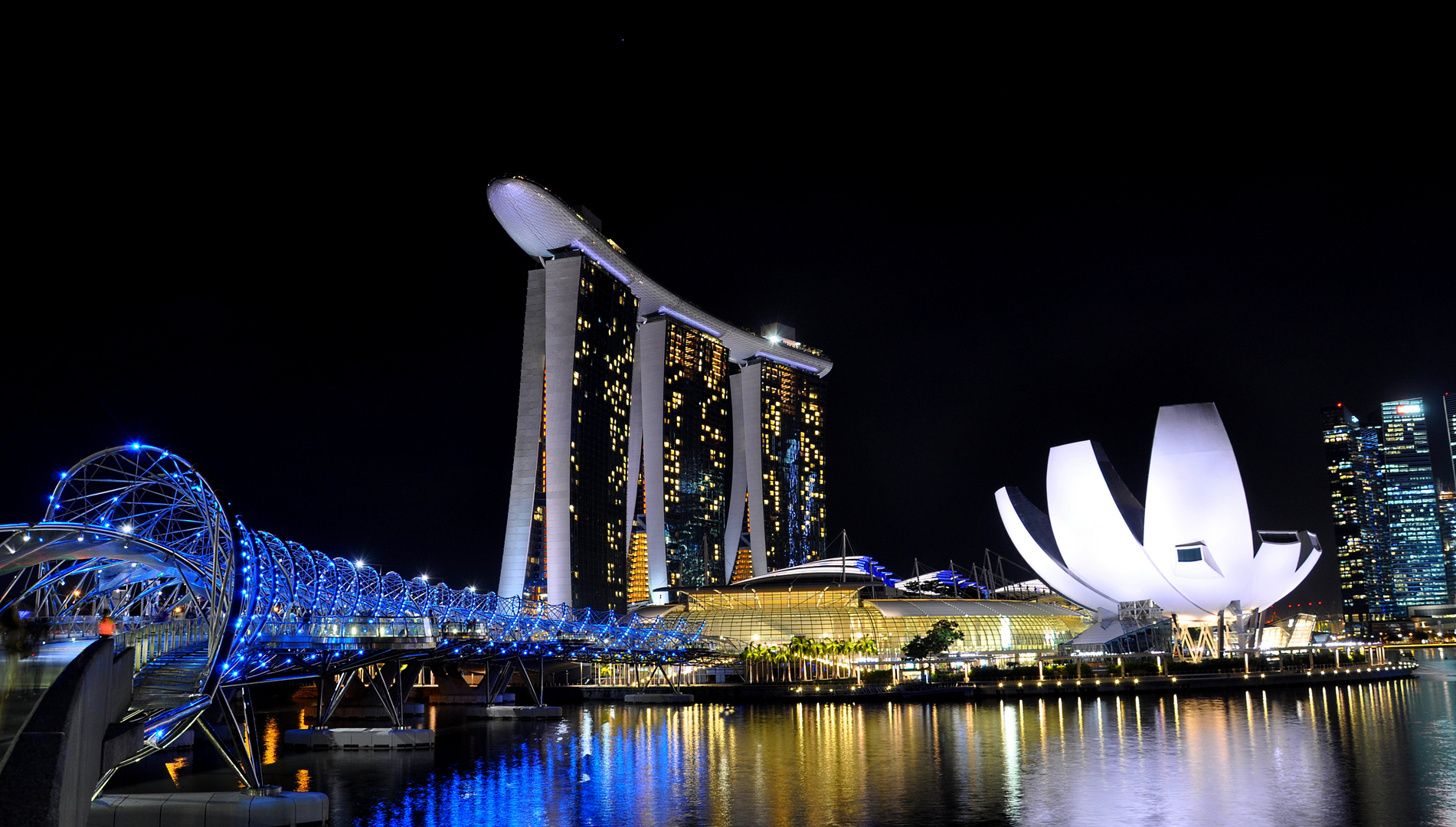 Singapur bei Nacht