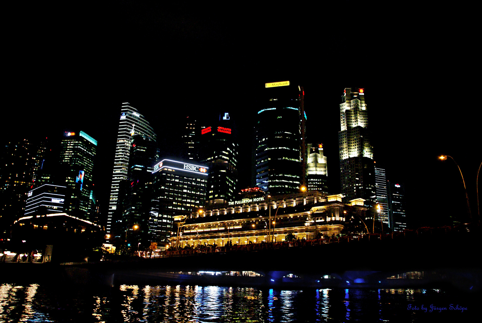 Singapur bei Nacht