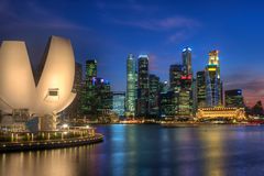 Singapur bei Nacht