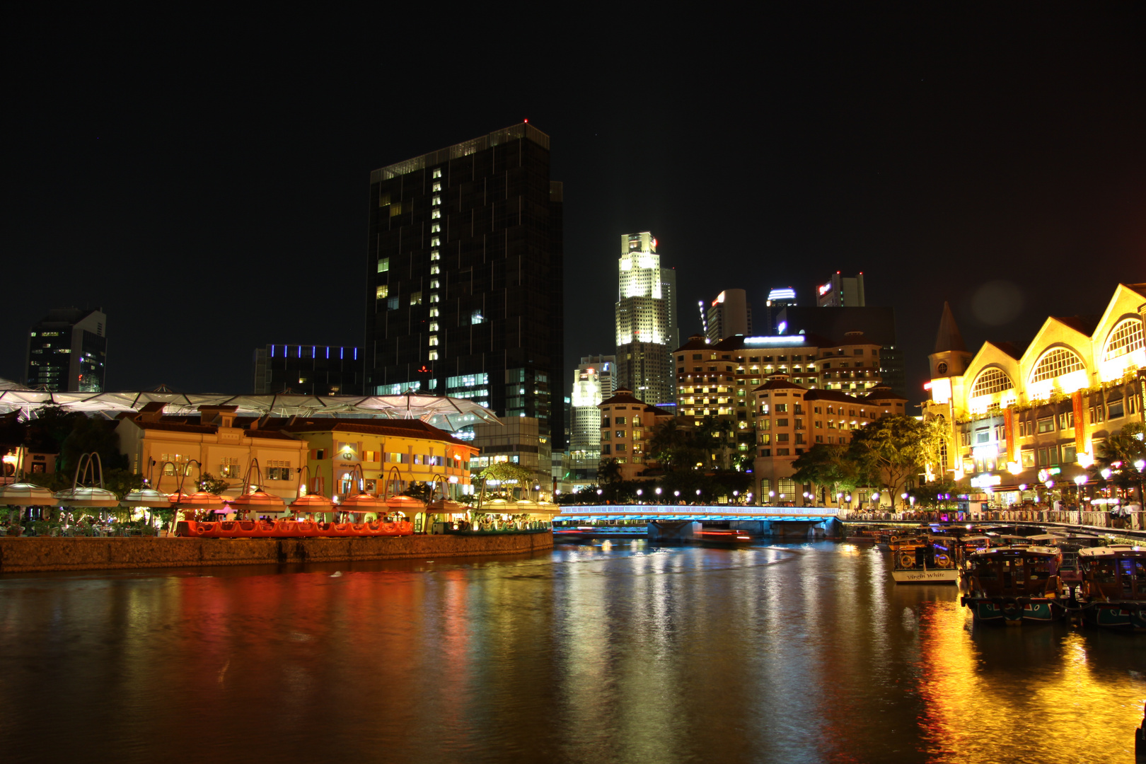 Singapur bei Nacht - Singapure, Singapure