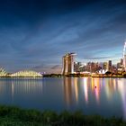 Singapur - blaue Stunde
