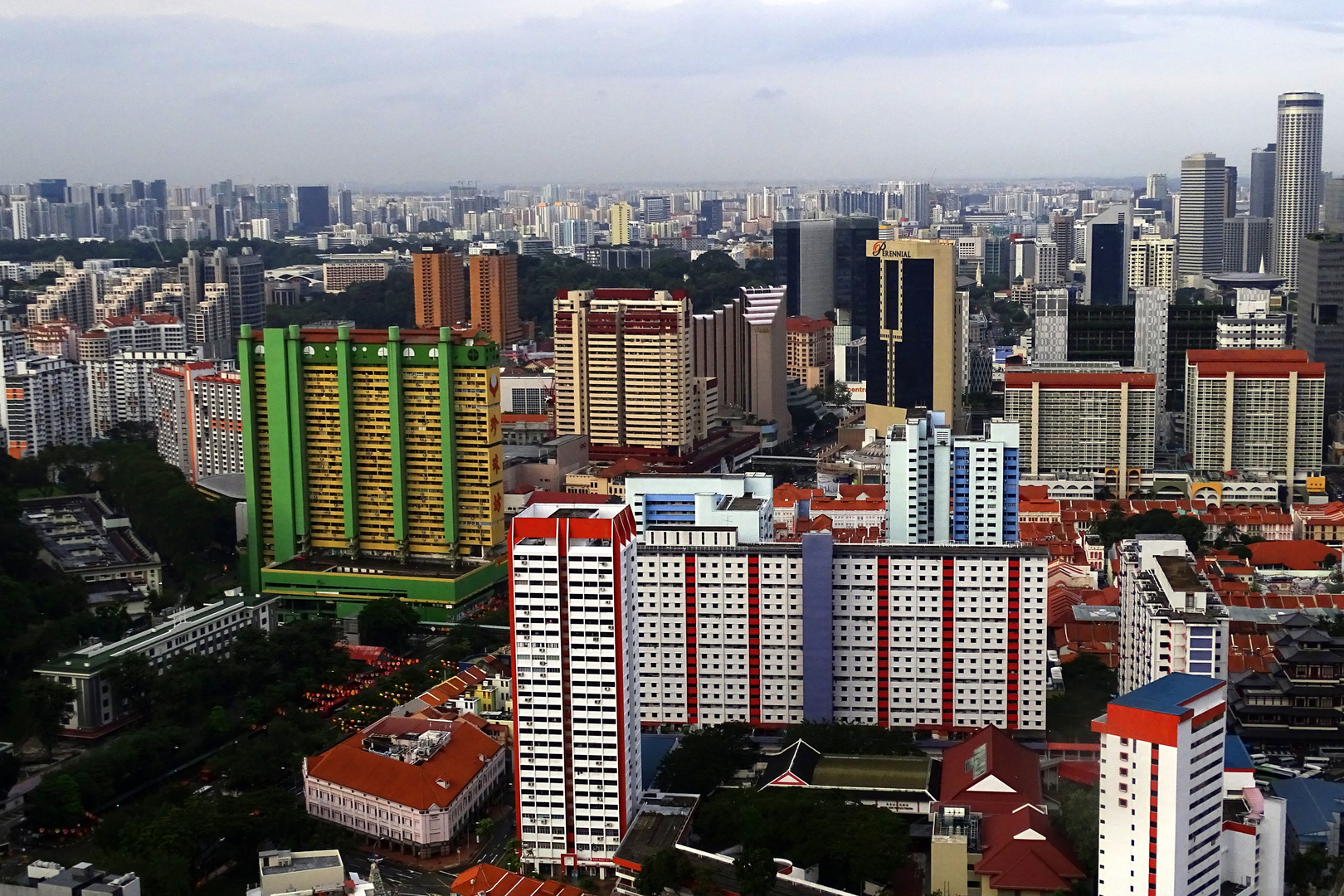 Singapur - Blick vom 50. Stock