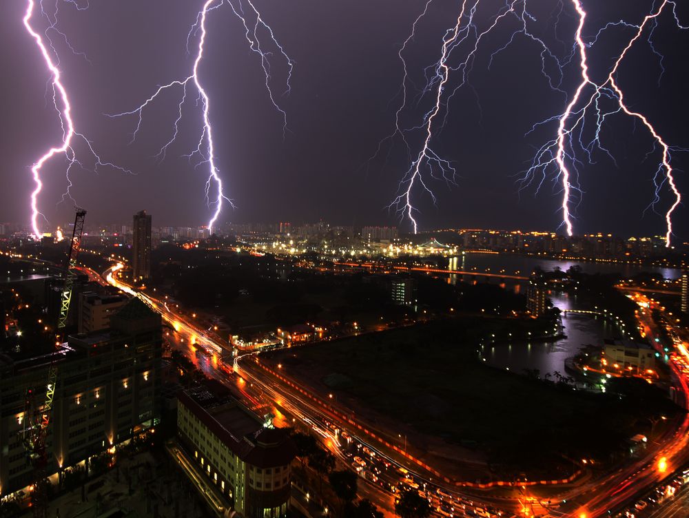 Singapur Gewitter 2012