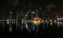 Singapur Hafenskyline