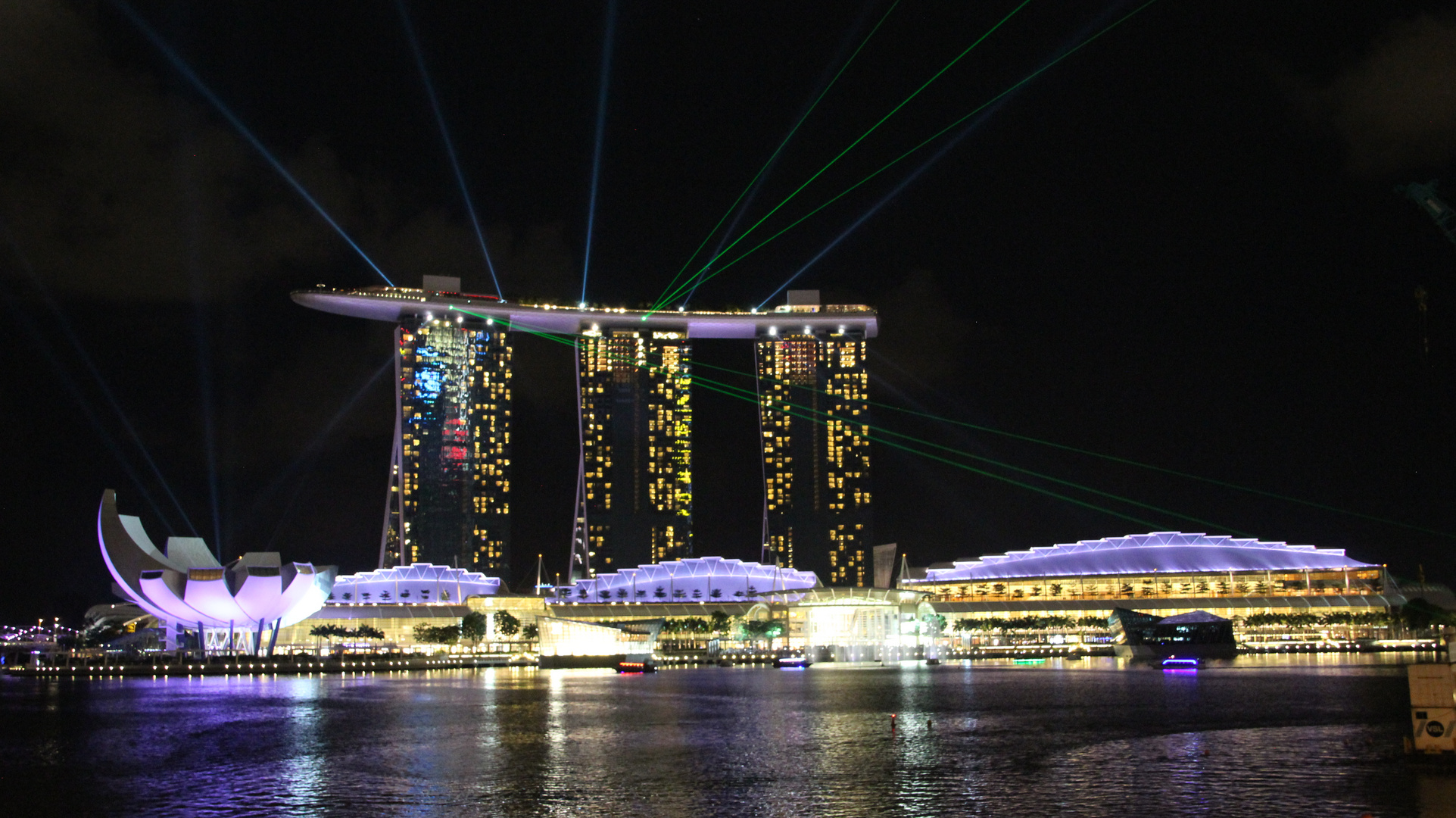 Singapur in der Nacht