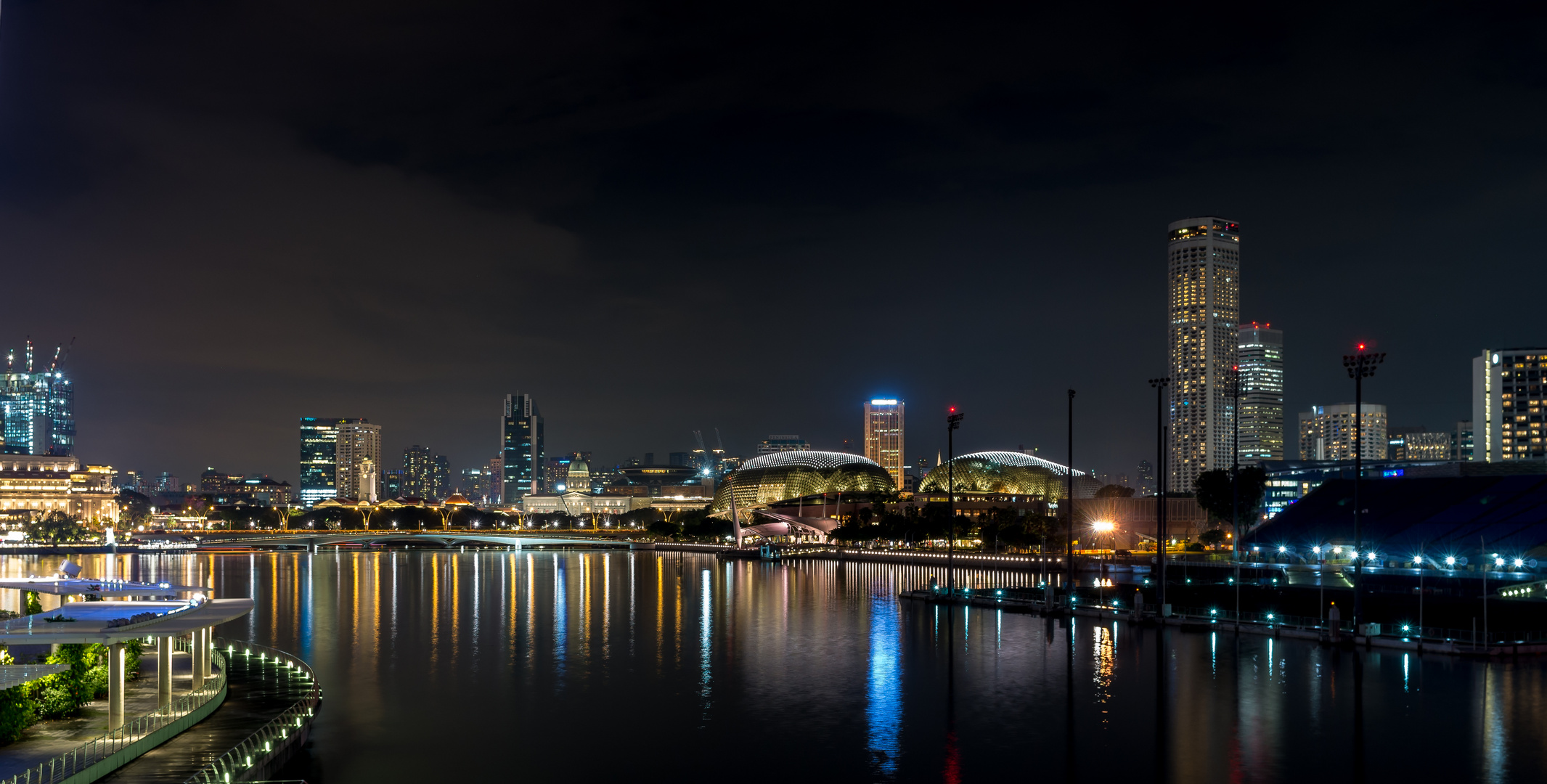 Singapur Marina Bay Nacht