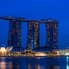 Singapur: Marina Bay und Marina Bay Sands Hotel zur blauen Stunde #3