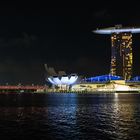 Singapur - Nachtaufnahme - Marina Bay Sands