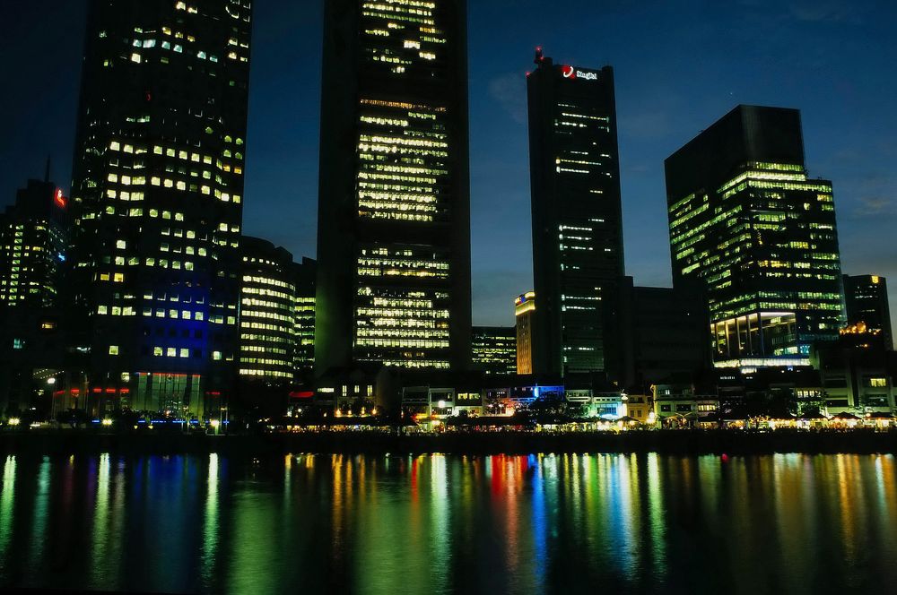 Singapur - Nachtbild