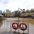 Singapur Riverside bei Tag