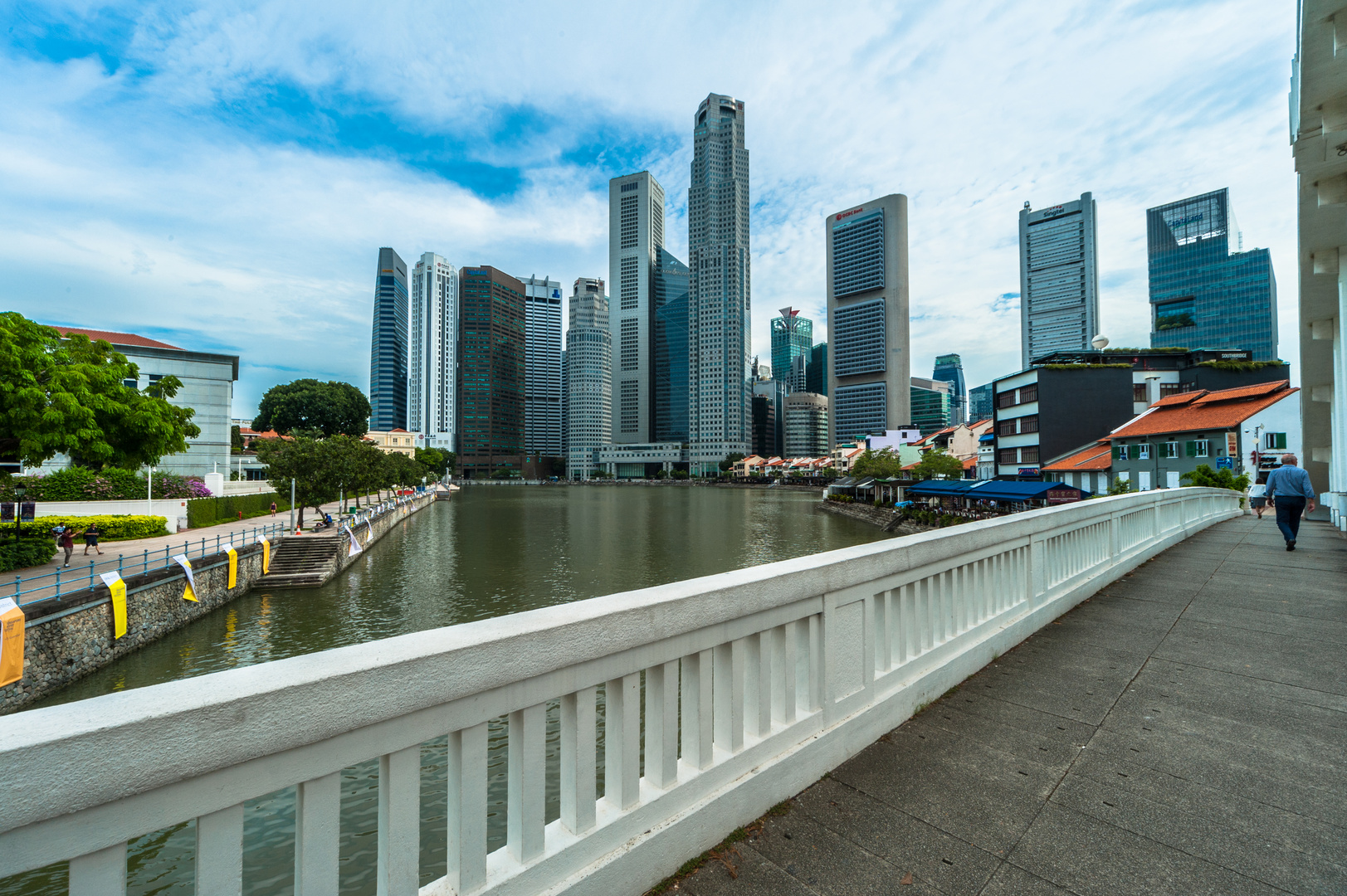 Singapur: Singapore River und Finanzdistrikt