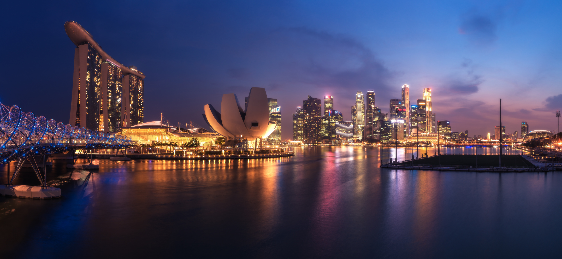 Singapur - Skyline Panorama