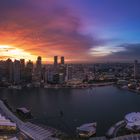 Singapur - Skyline Sunset