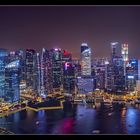 Singapur skyline view