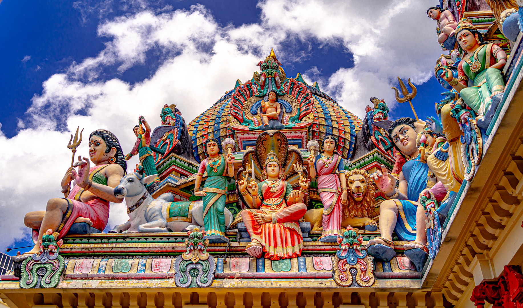  Singapur - Sri Mariamman Tempel