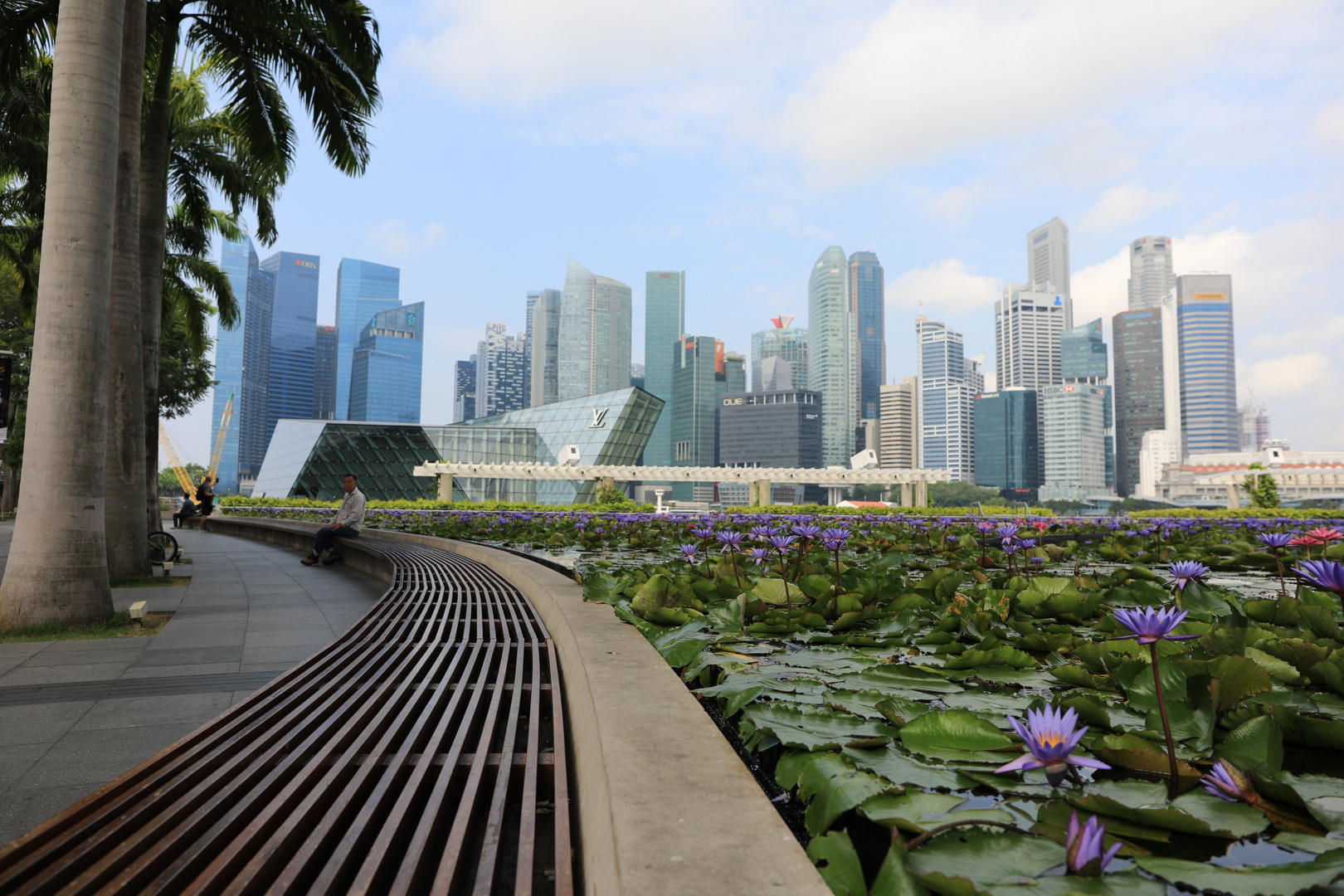 Singapur..Beton vereint mit Natur..