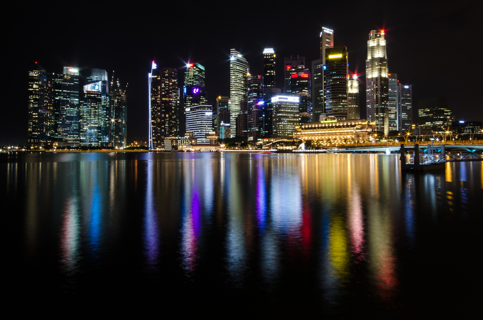 Singapur@Night - Skyline