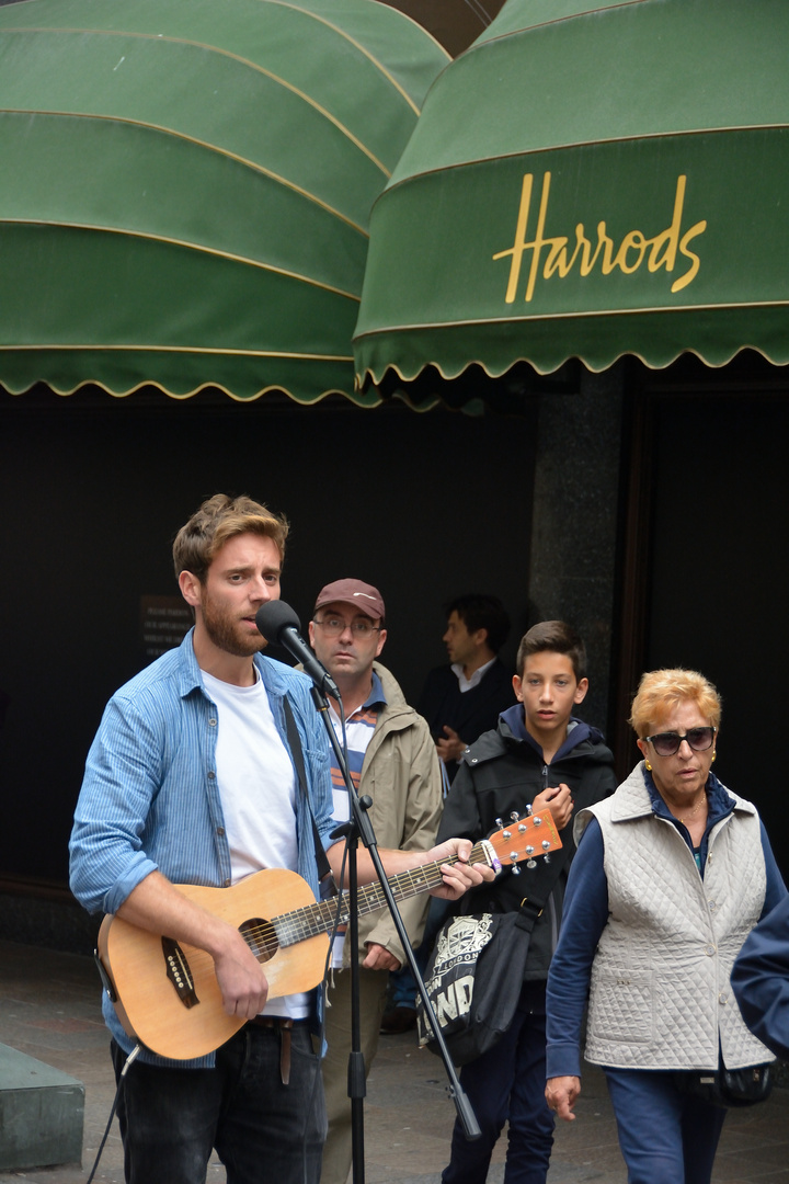 Singen bei den Reichen und Schönen - London