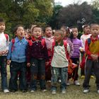 Singende Kindergartenkinder