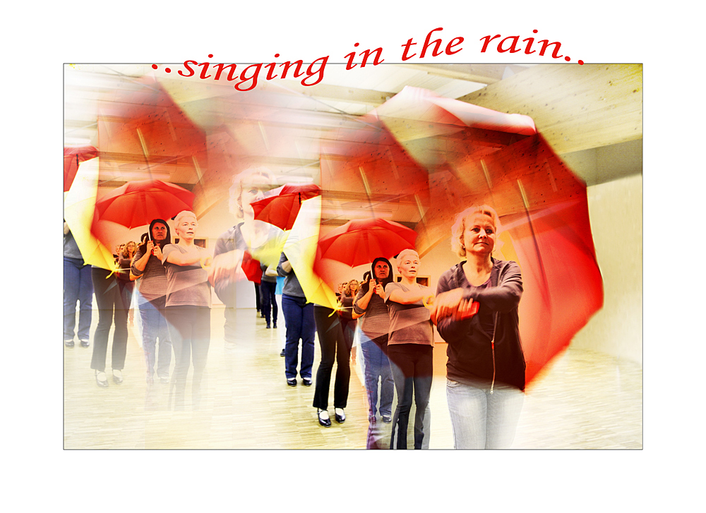 singing in the rain...