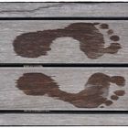 Single Footprint on the Deck