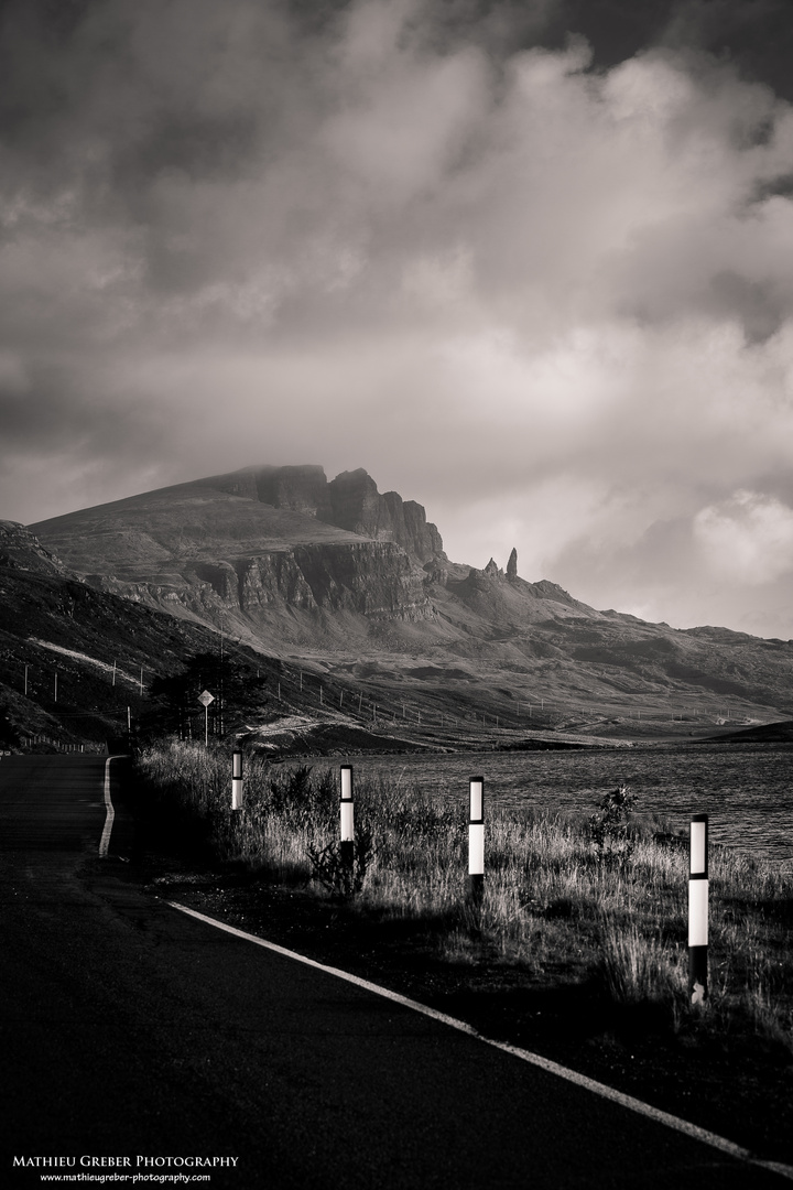 Single Track Road to the Old Man of Storr