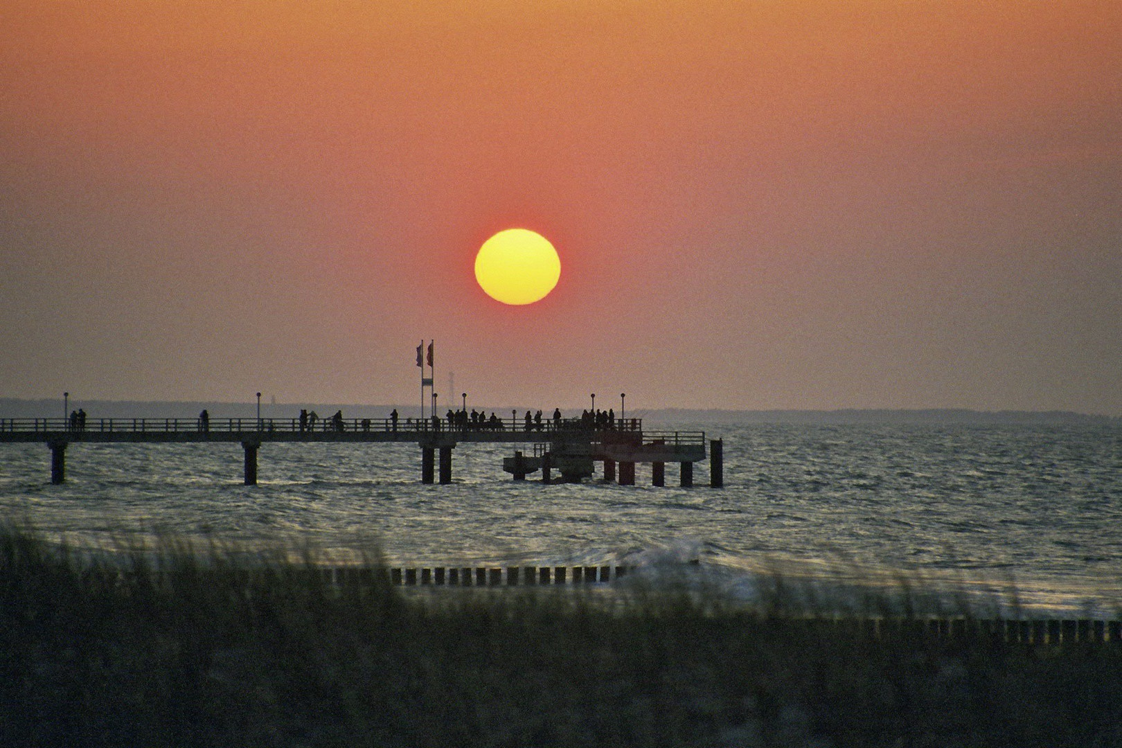 Sinnenuntergang in Zingst