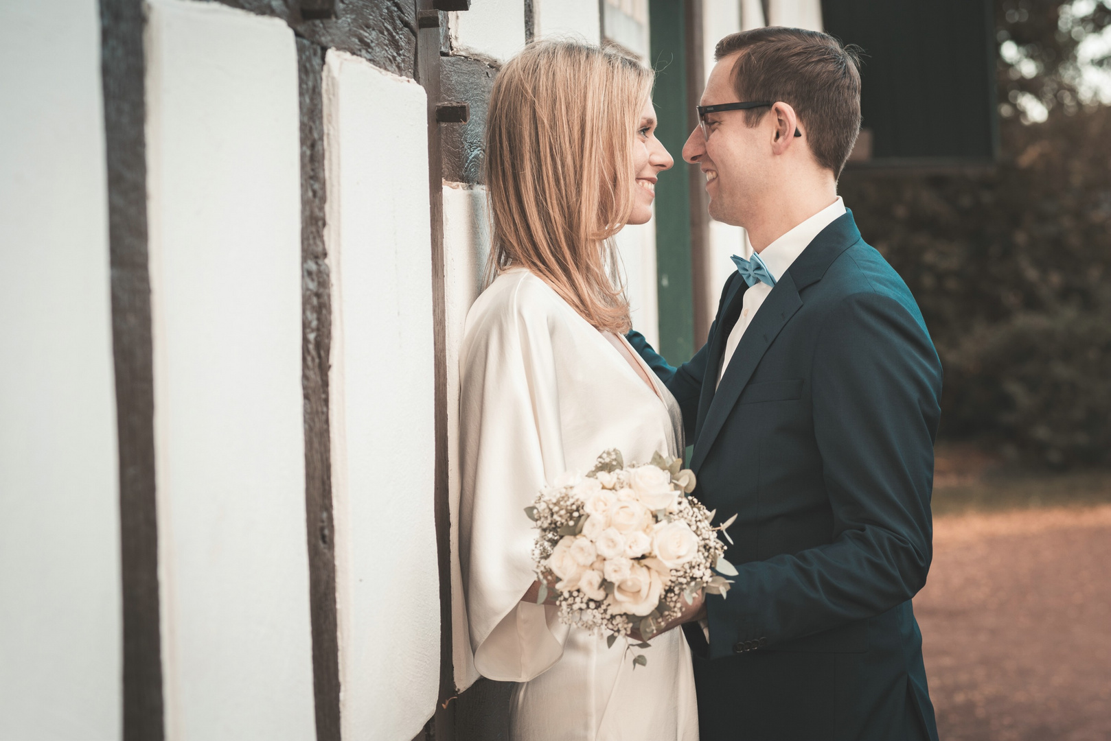 Sinnliches Hochzeitsportrait