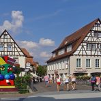 Sinsheim sur l’Elsenz  -- Mélange d’architecture près de la zone piétonne