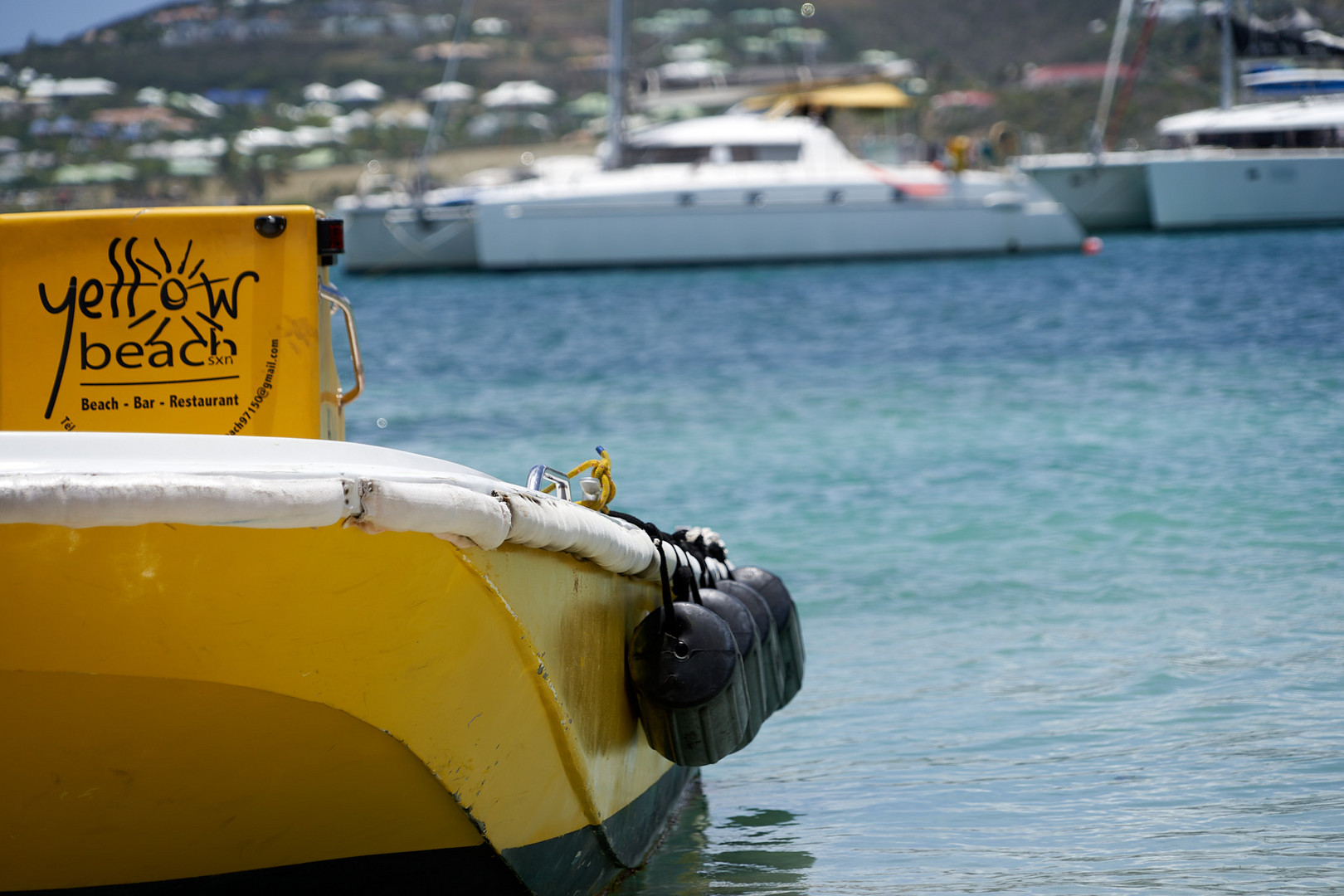 Sint Maarten, Yellow Beach at Pinel Island